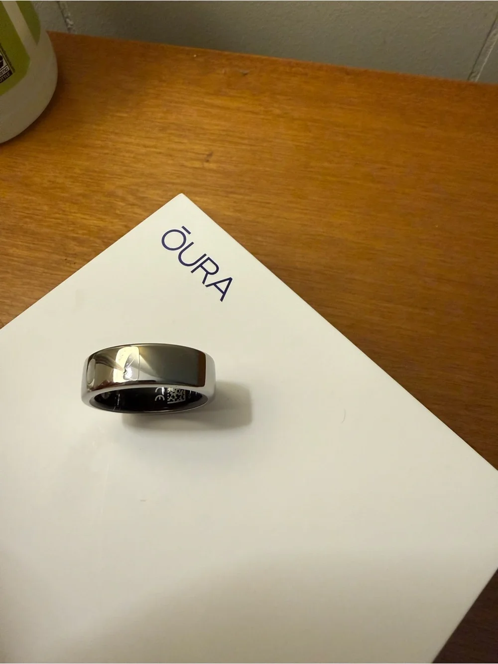 Oura Silver Smart Ring - size 10